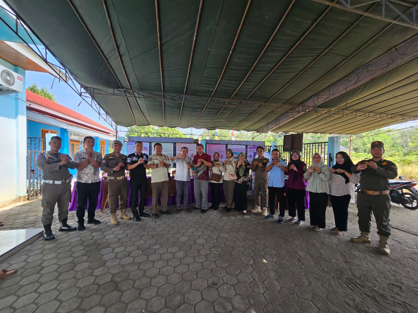 Penguatan Ketertiban Umum hingga Desa, Satpol PP Kab. PALI Gelar Pembinaan Kader Trantibumlinmas, PKK, dan Posyandu di Betung induk